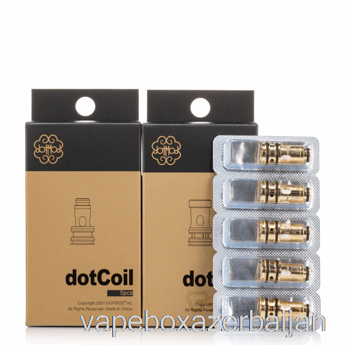 E-Juice Vape dotmod dotCoils 0.15ohm dotAIO V2 Coils (Flat Base)